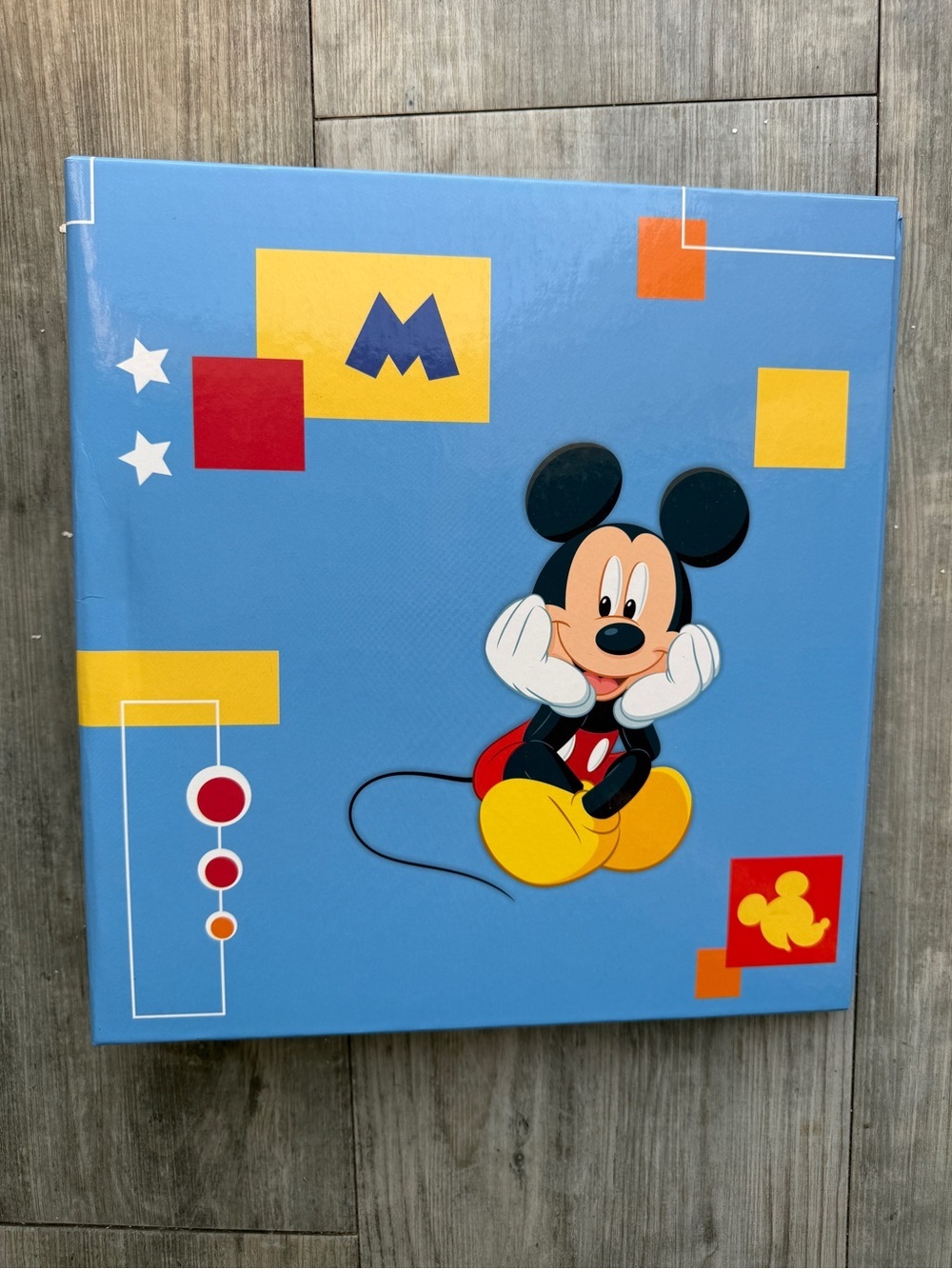 Vintage Y2K New Mickey Mouse Binder Back to School